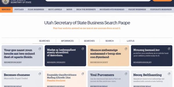 Utah Secretary of State business search