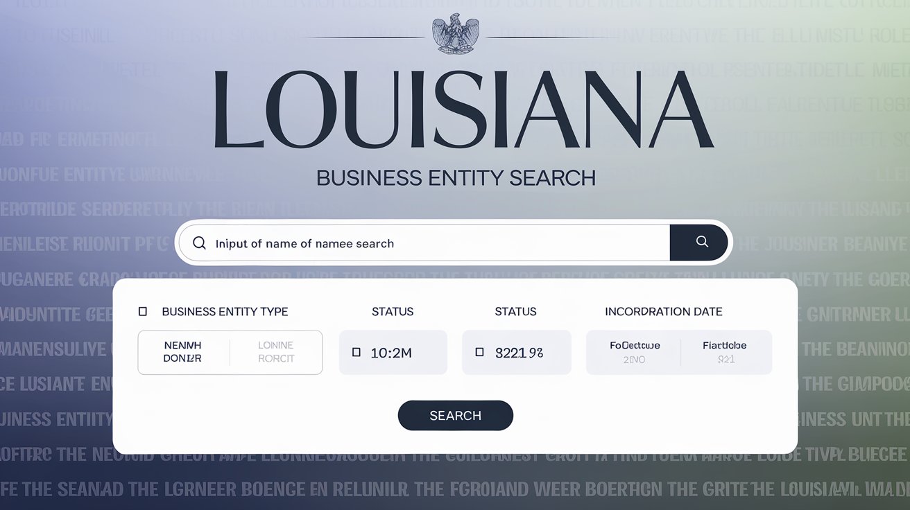 Louisiana Business Entity Search