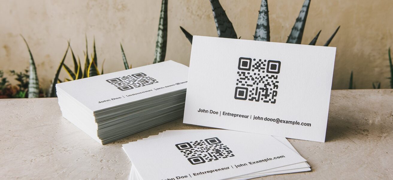 QR code business cards