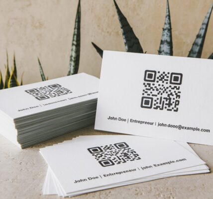 QR code business cards