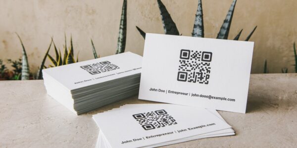 QR code business cards